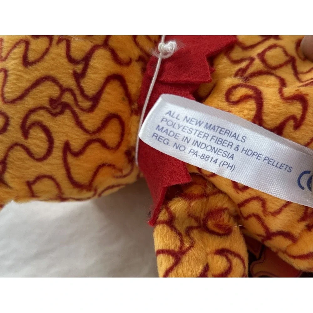 Grateful Dead Fire Bear‎ Beanie Plush Liquid Blue 1999